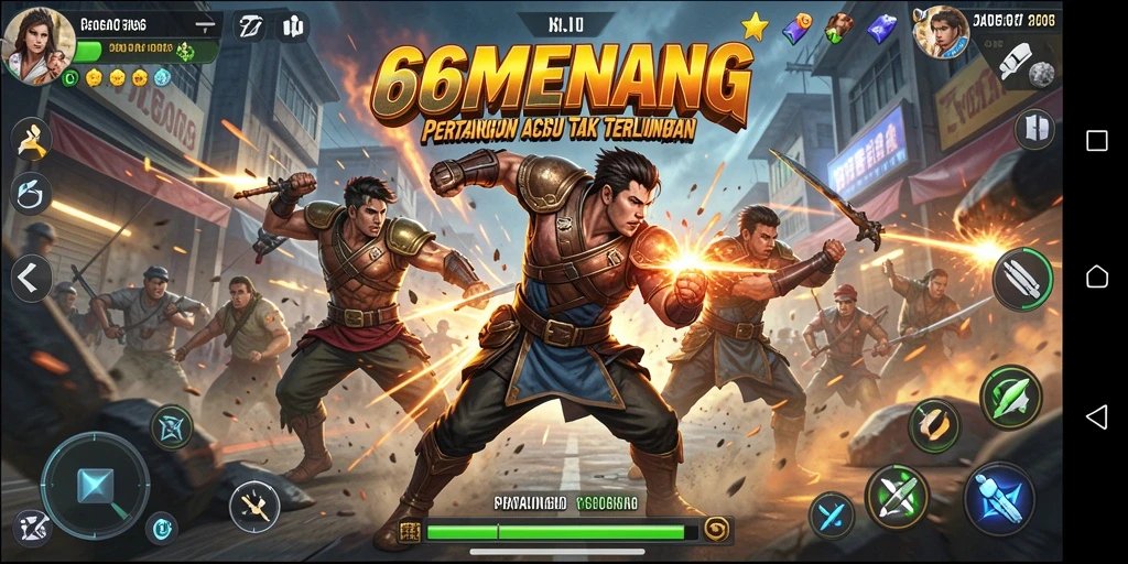 Gameplay mendebarkan di 66MENANG dengan aksi cepat dan strategi.