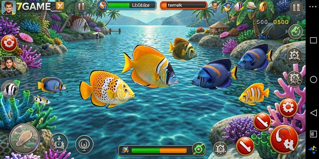Screenshot gameplay Tembak Ikan yang seru dan mengasyikkan.