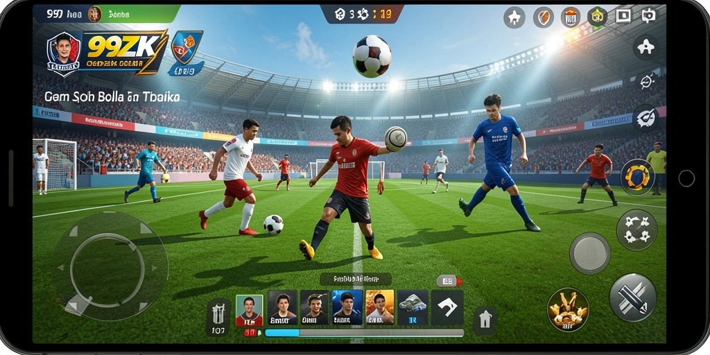 Gameplay mendebarkan di lapangan virtual 99ZK.