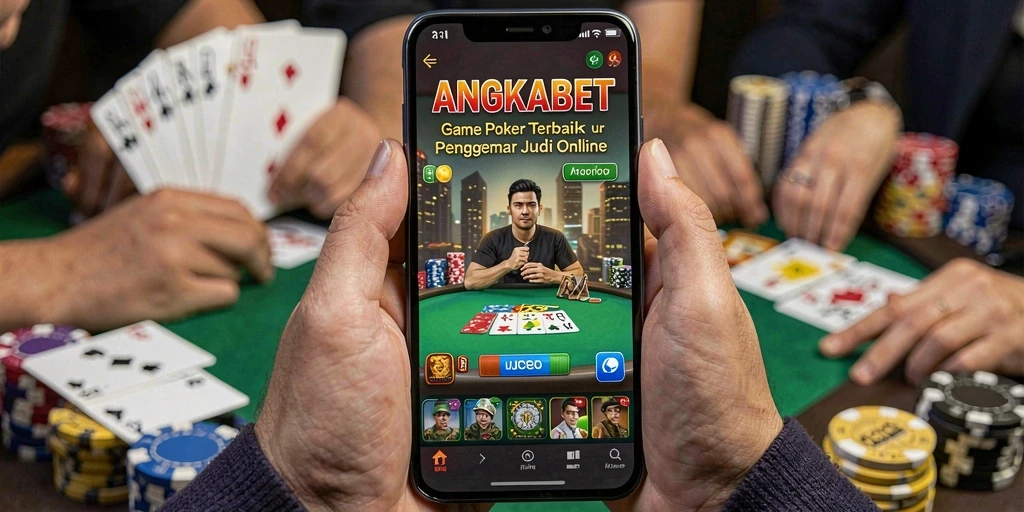 Screenshot gameplay ANGKABET yang menampilkan aksi poker seru.