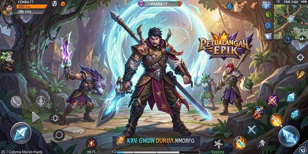 Tampilan gameplay CEMARA77 yang memukau dan penuh aksi.