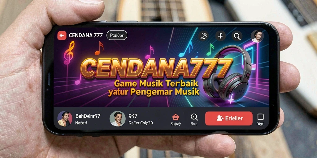 Tampilan screenshot gameplay CENDANA777 yang seru dengan berbagai tantangan musik.