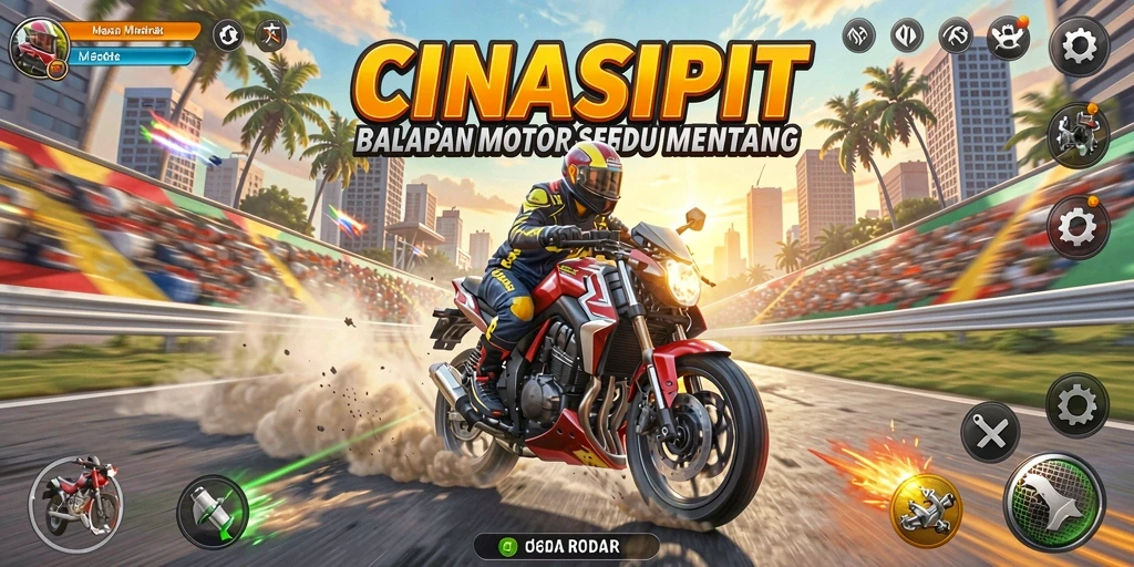 Tampilan gameplay seru dan mendebarkan di CINASIPIT.