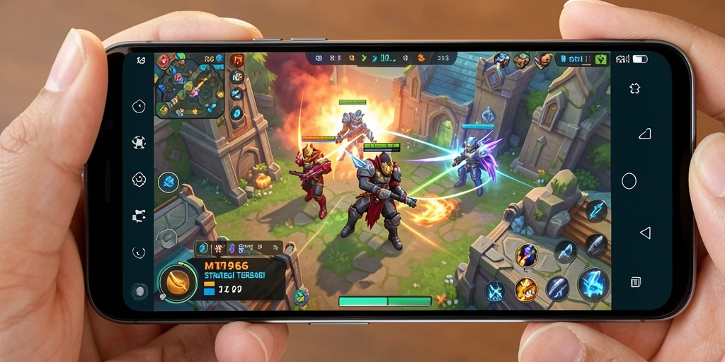 Tampilan gameplay menarik dari MT966 yang menunjukkan strategi mendalam.